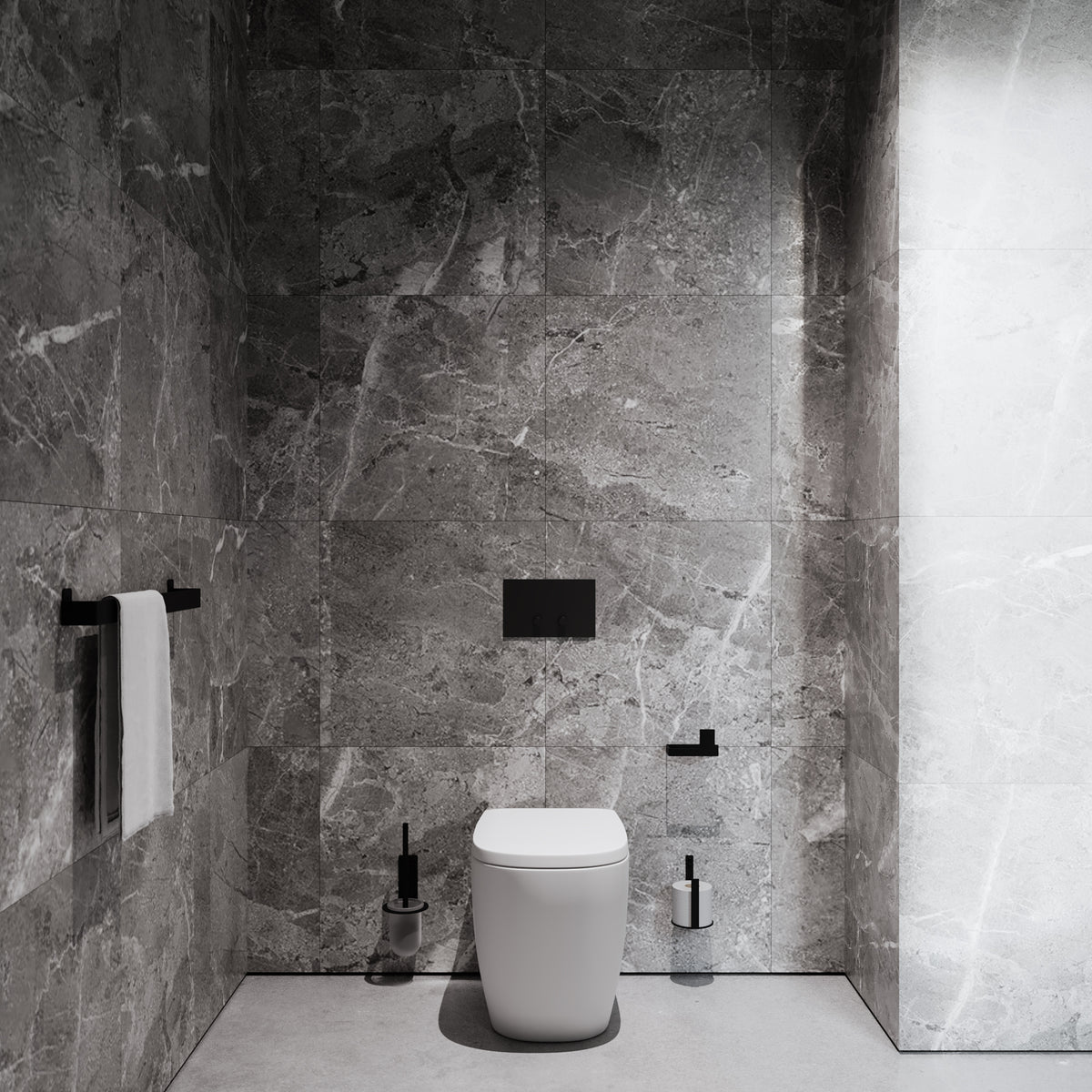 Toiletbørste, sort • NICHBA - Copenhagenhomedesign