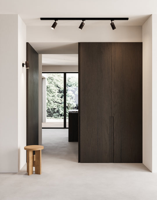 Patrone loftspot til skinne, bruneret messing • Thorup Copenhagen - Copenhagenhomedesign