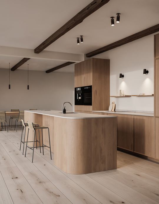 Patrone loftspot med dækplade - box fit, sortbruneret messing • Thorup Copenhagen - Copenhagenhomedesign