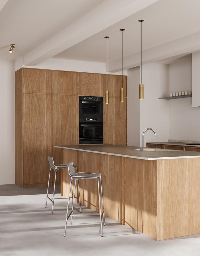 Patrone loftspot med dækplade - box fit, messing • Thorup Copenhagen - Copenhagenhomedesign