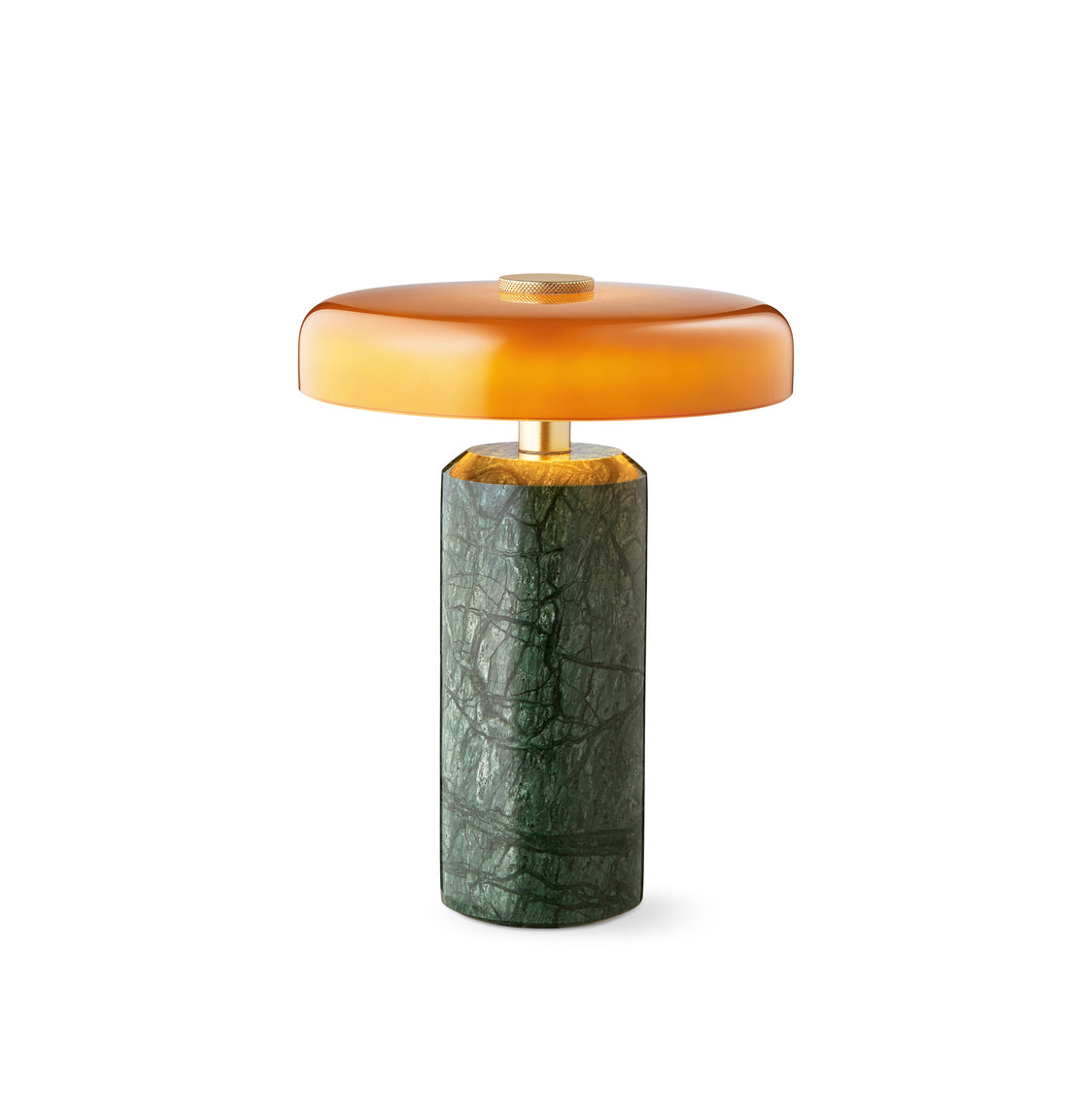 Trip Portable bordlampe, moss/amber glossy • Design by Us - Copenhagenhomedesign