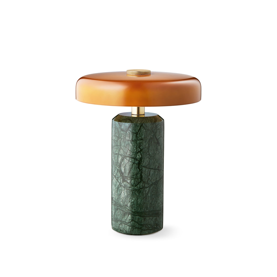 Trip Portable bordlampe, moss/amber glossy • Design by Us - Copenhagenhomedesign