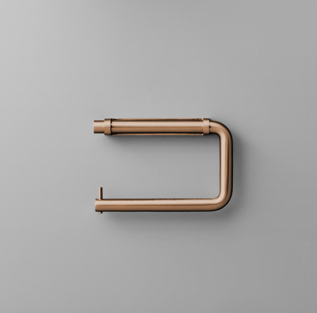 Toiletrulleholder, kobber finish • d line - Copenhagenhomedesign