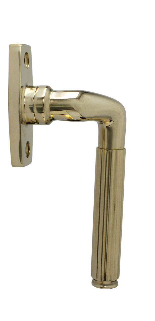 Vinduesgreb Rex, poleret blank messing uden lak  • KYNER & Co - Copenhagenhomedesign