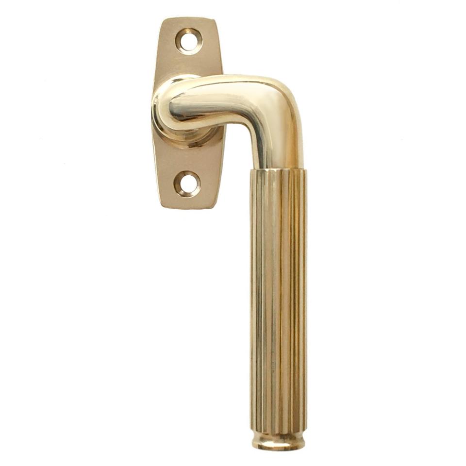 Vinduesgreb Rex, poleret blank messing uden lak  • KYNER & Co - Copenhagenhomedesign