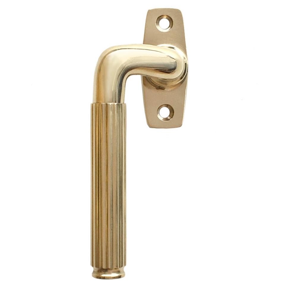 Vinduesgreb Rex, poleret blank messing uden lak  • KYNER & Co - Copenhagenhomedesign
