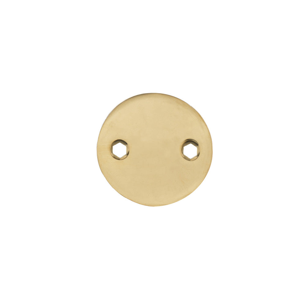 Blindskilt indvendig 1976, poleret messing uden lak • KYNER & Co - Copenhagenhomedesign