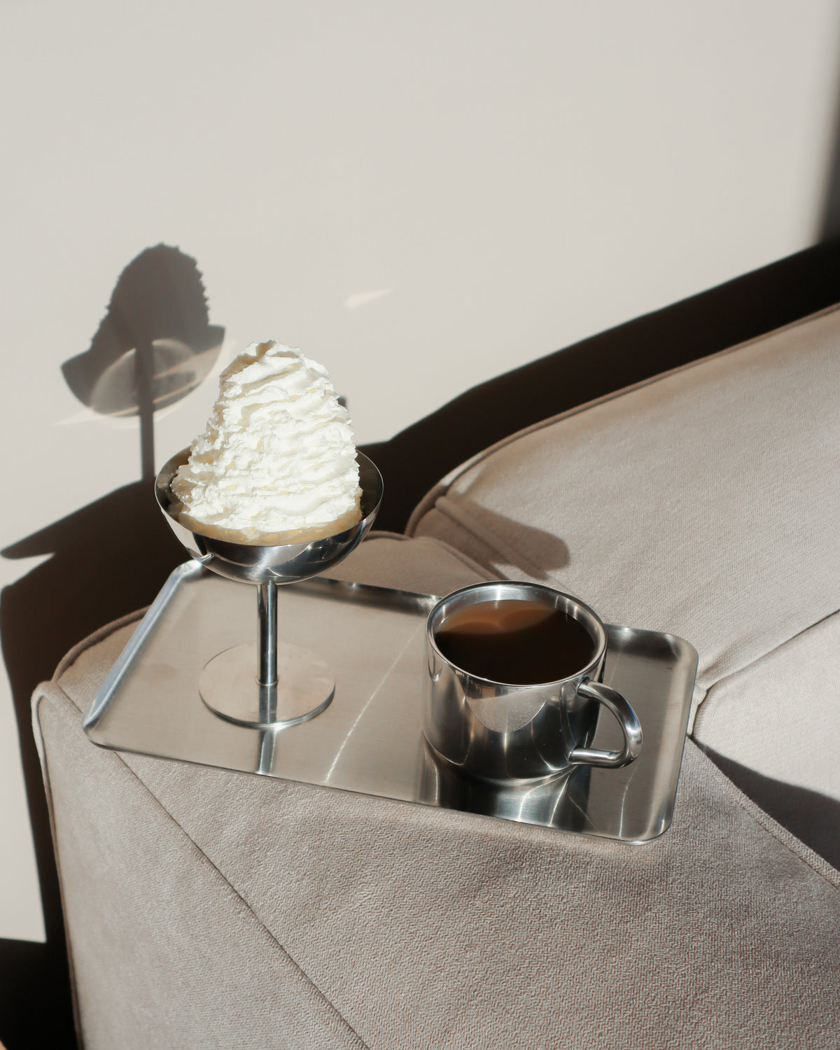 Kaffesæt Cappuccino TRIO rustfrit stål • NICHBA - Copenhagenhomedesign