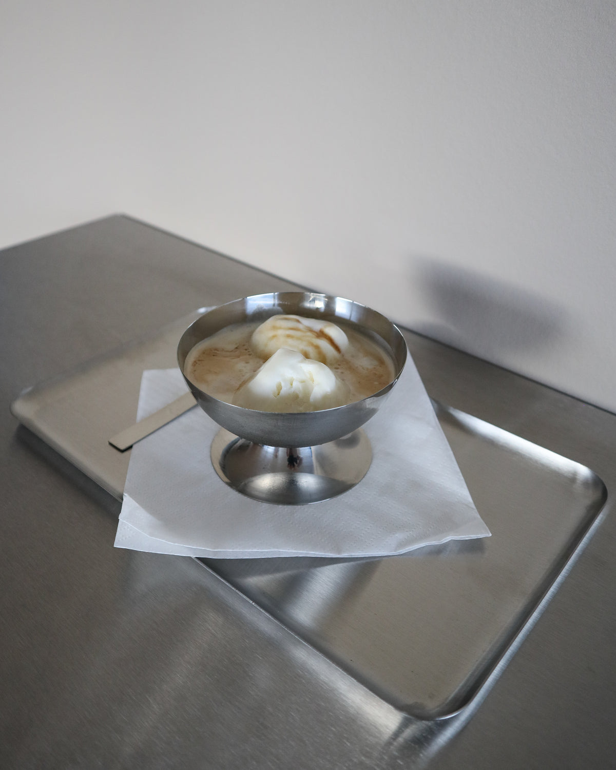 Isbæger i rustfrit stål, lavt • NICHBA - Copenhagenhomedesign