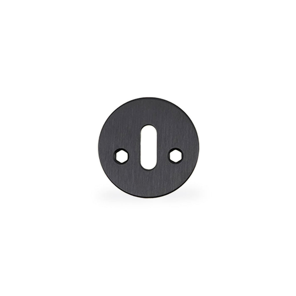 Nøgleskilt - moderne, sort (PVD sort) • d line - Copenhagenhomedesign