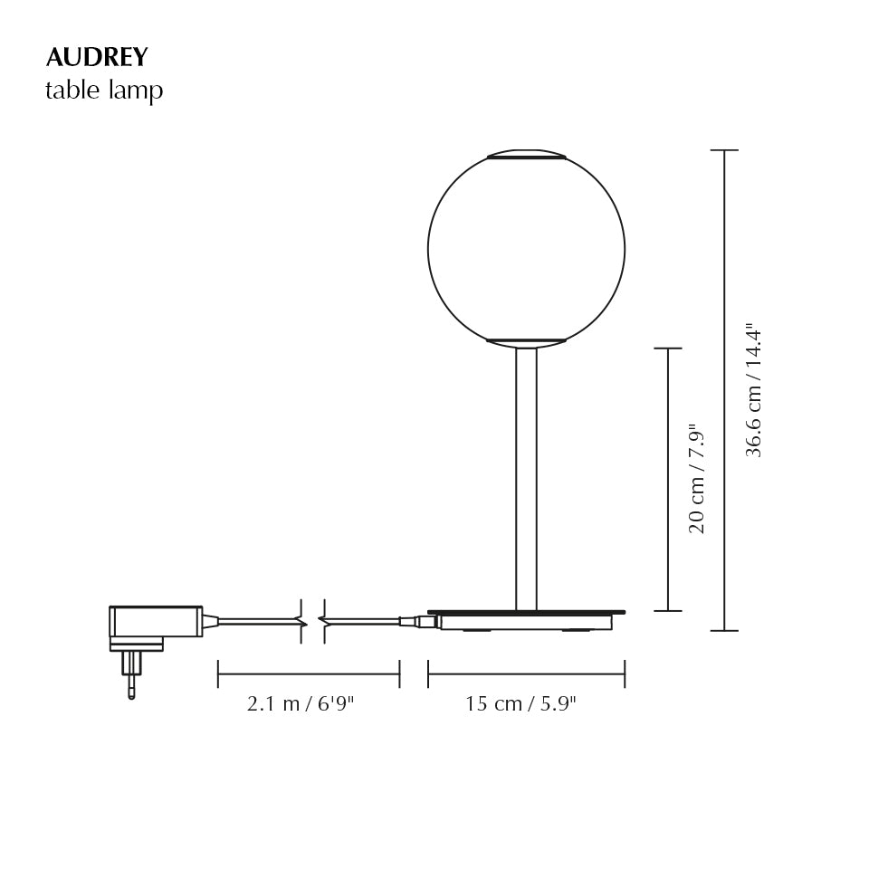 Audrey Table bordlampe • UMAGE - Copenhagenhomedesign