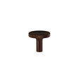 Møbelknop med diamond cut i bronze / bruneret messing, 28 mm - Søllerød • Chr. Jørgensen
