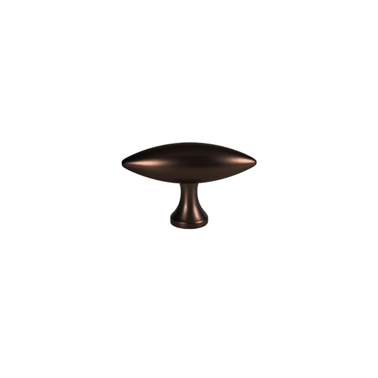 Møbelknop i bronze / bruneret messing, 56 mm