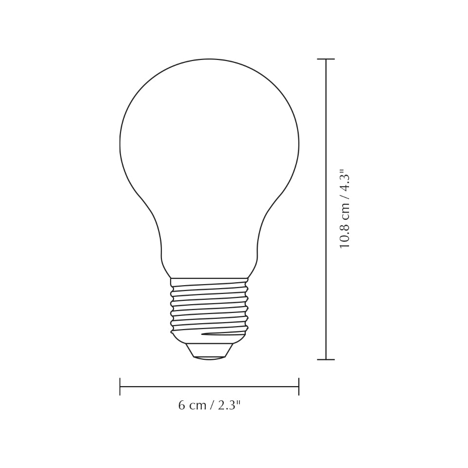 Classic Idea LED E27 pære, 8W • UMAGE - Copenhagenhomedesign