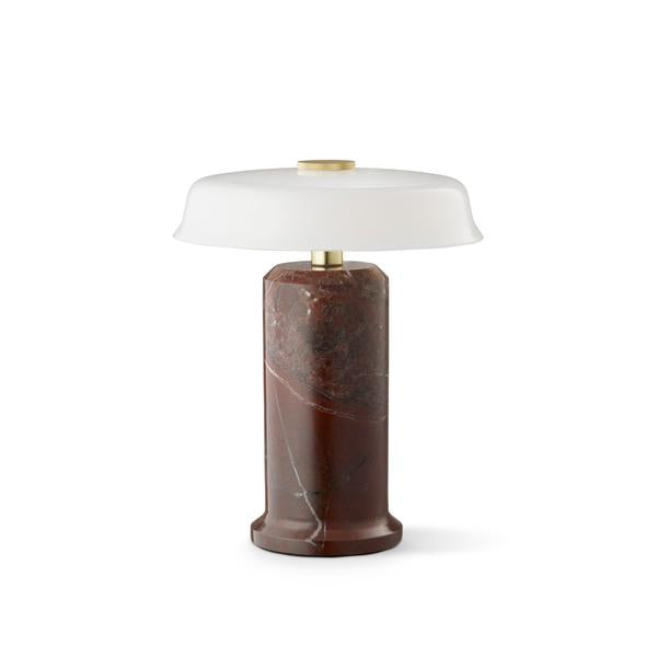 TRIP No. 2 portable bordlampe, burgundy/opal glossy • Design by Us - Copenhagenhomedesign