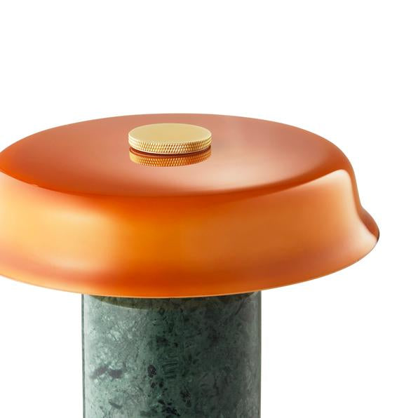 TRIP No. 2 portable bordlampe, moss/amber • Design by Us - Copenhagenhomedesign