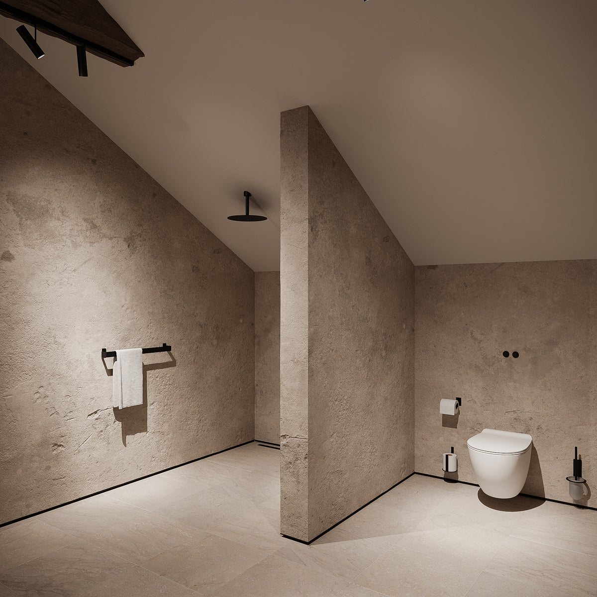 Toiletrulleholder, sort • NICHBA - Copenhagenhomedesign