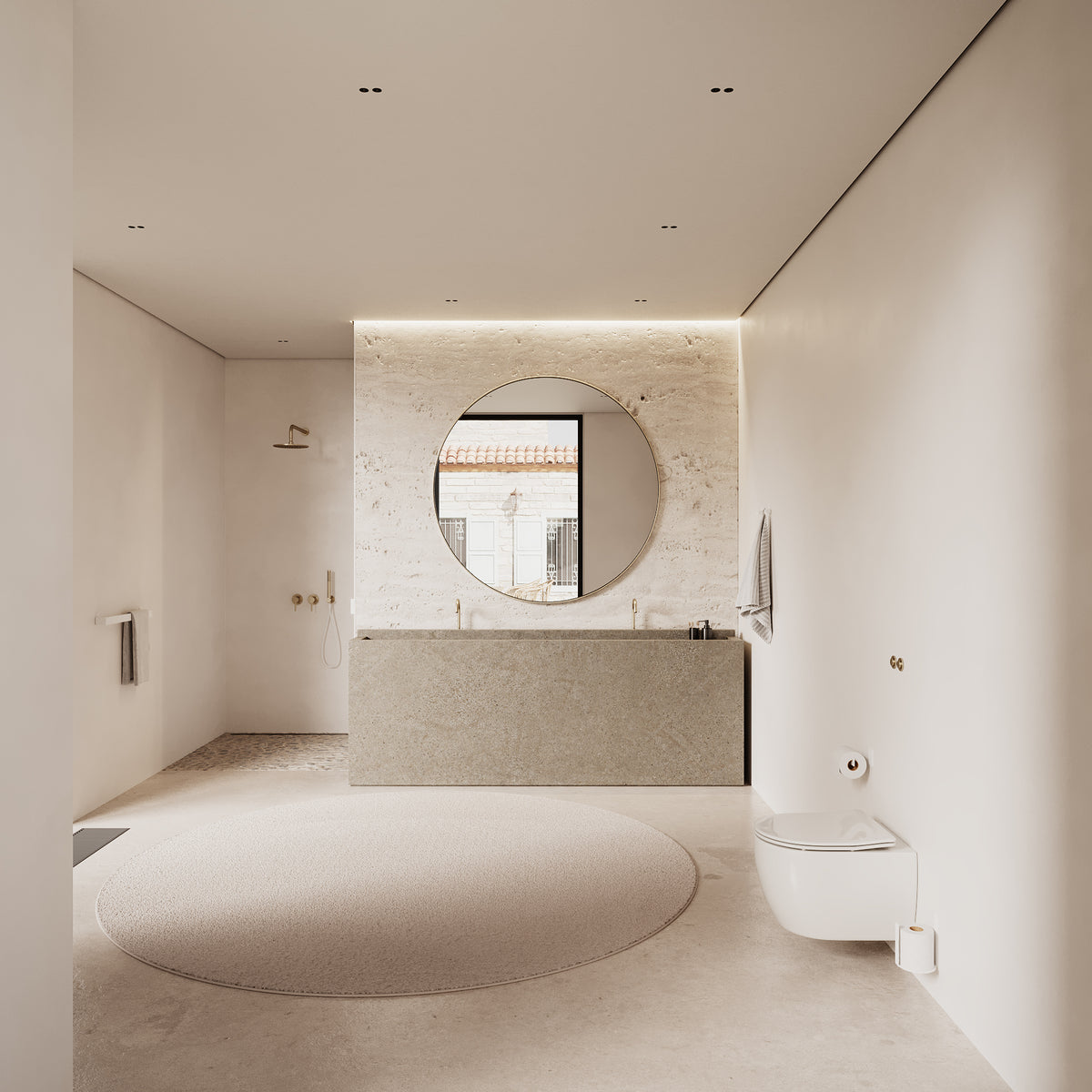 Ekstra toiletrulleholder (reserve), hvid • NICHBA - Copenhagenhomedesign