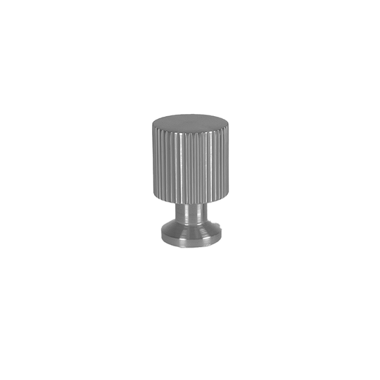Møbelknop i rustfrit stål look, 33 mm - Marienlund