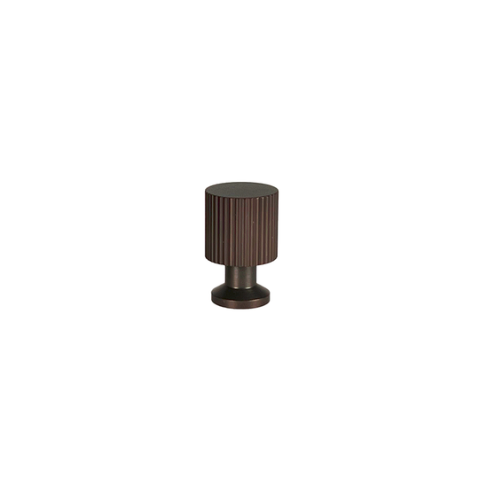 Møbelknop i bronze / bruneret messing, 25 mm - Marienlund