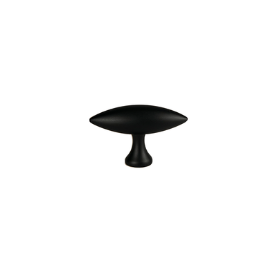 Møbelknop i sort, 56 mm - Nyholm • Chr. Jørgensen
