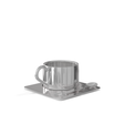 Kaffesæt Cappuccino TRIO rustfrit stål • NICHBA
