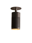 Patrone loftspot med dækplade - clip fit, bruneret messing • Thorup Copenhagen