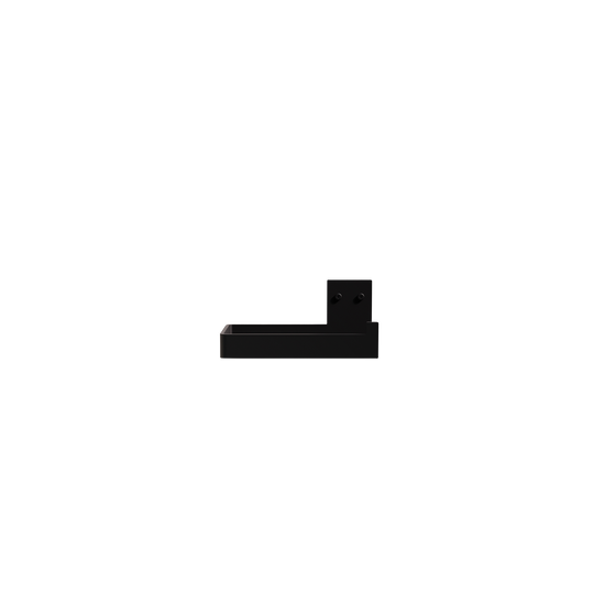 Toiletrulleholder, sort • NICHBA