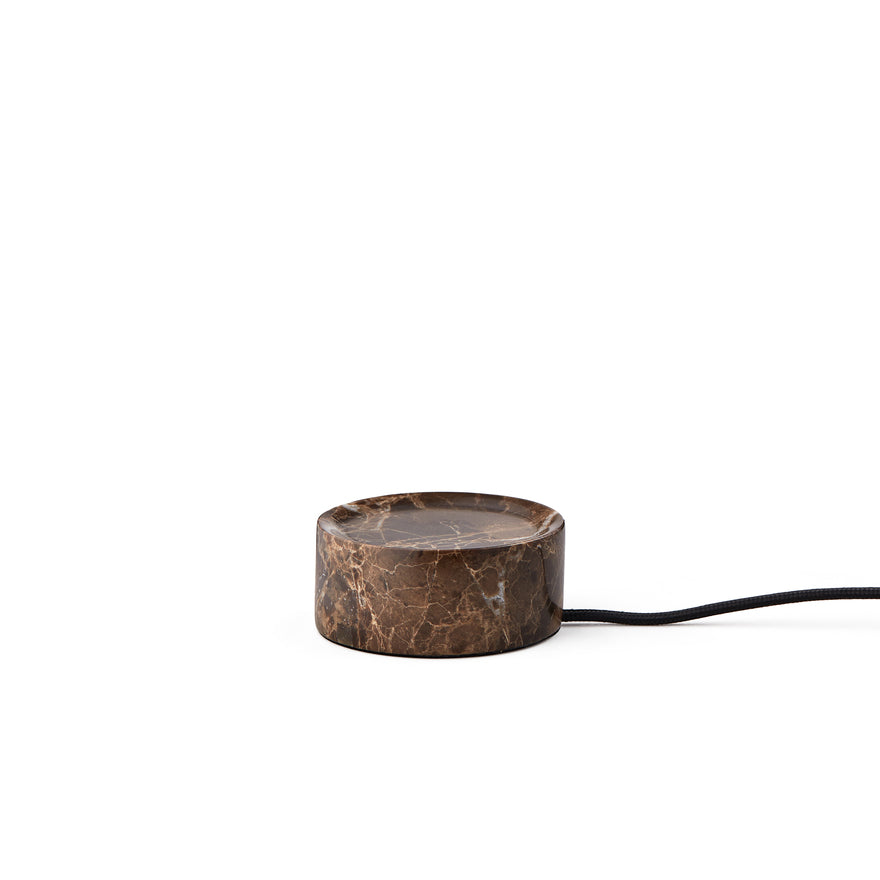 Trip Portable bordlampe, dark emperador/opal glossy • Design by Us - Copenhagenhomedesign