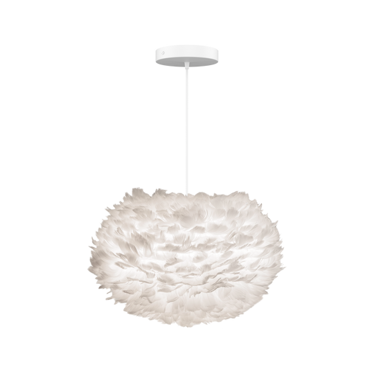 Eos pendel med roset, hvid • UMAGE