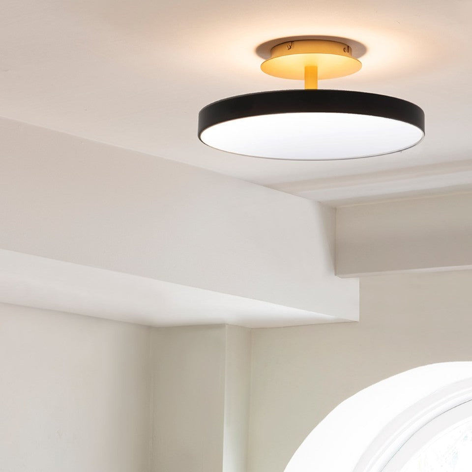 Asteria Up loftlampe, grå og messing • UMAGE - Copenhagenhomedesign