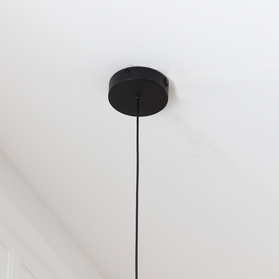 Rosette Mini, loftroset med ledning og fatning G4, sort • UMAGE - Copenhagenhomedesign
