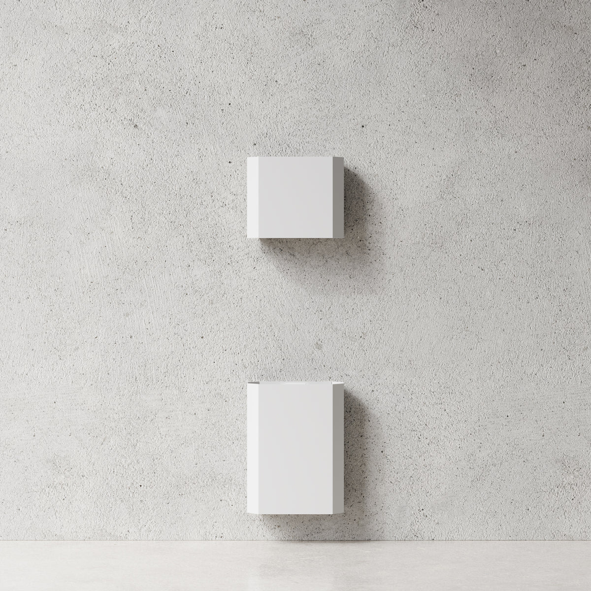 Papirspand i metal, hvid • NICHBA - Copenhagenhomedesign