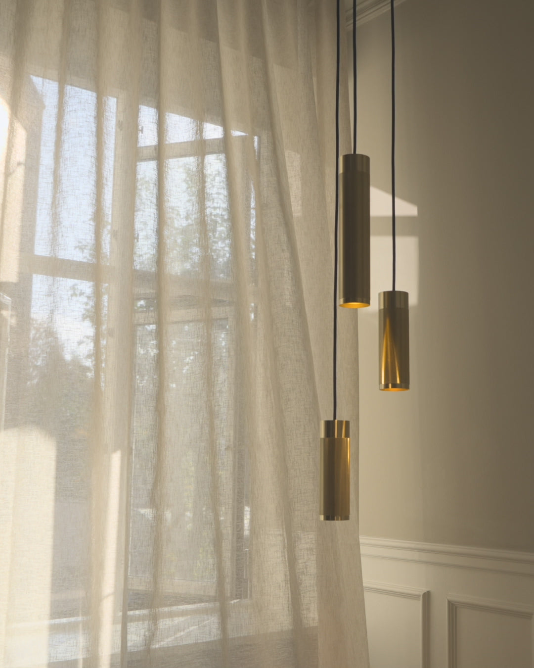 Patrone Cluster 3 Pendel Messing • Thorup Copenhagen