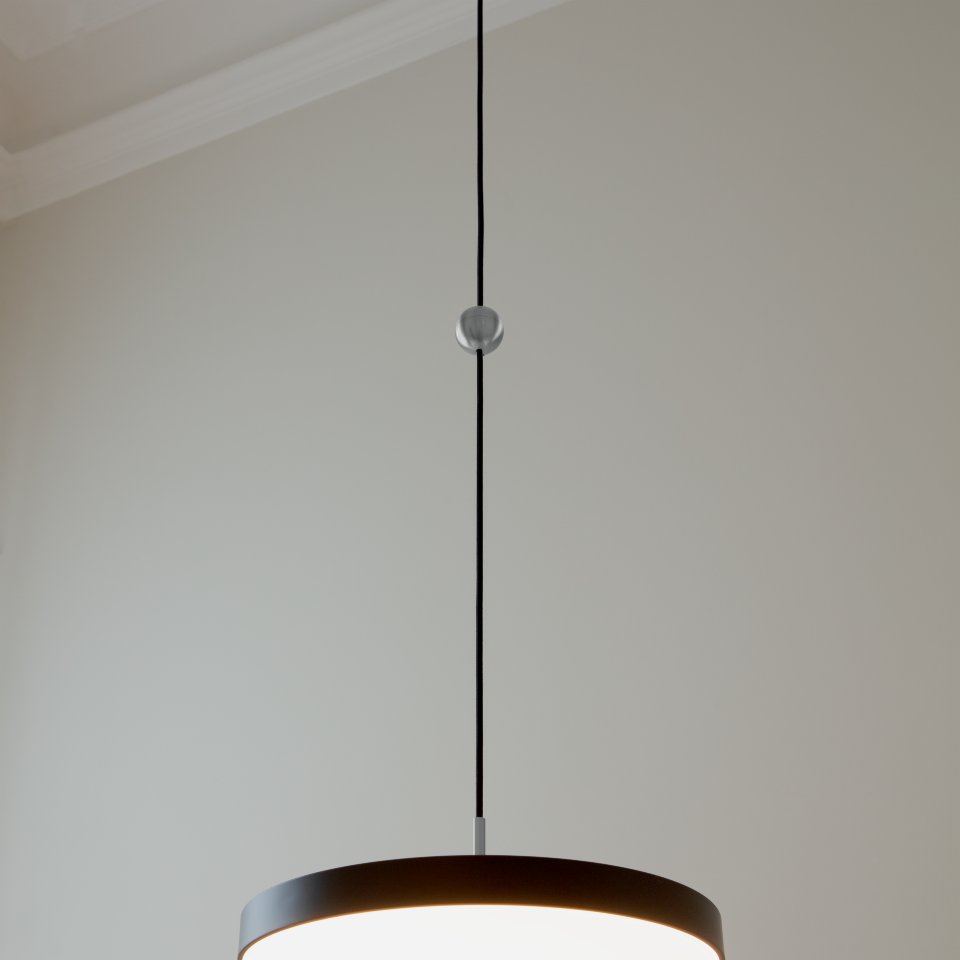 Cord Connector ledningsforbinder, børstet stål look • UMAGE - Copenhagenhomedesign