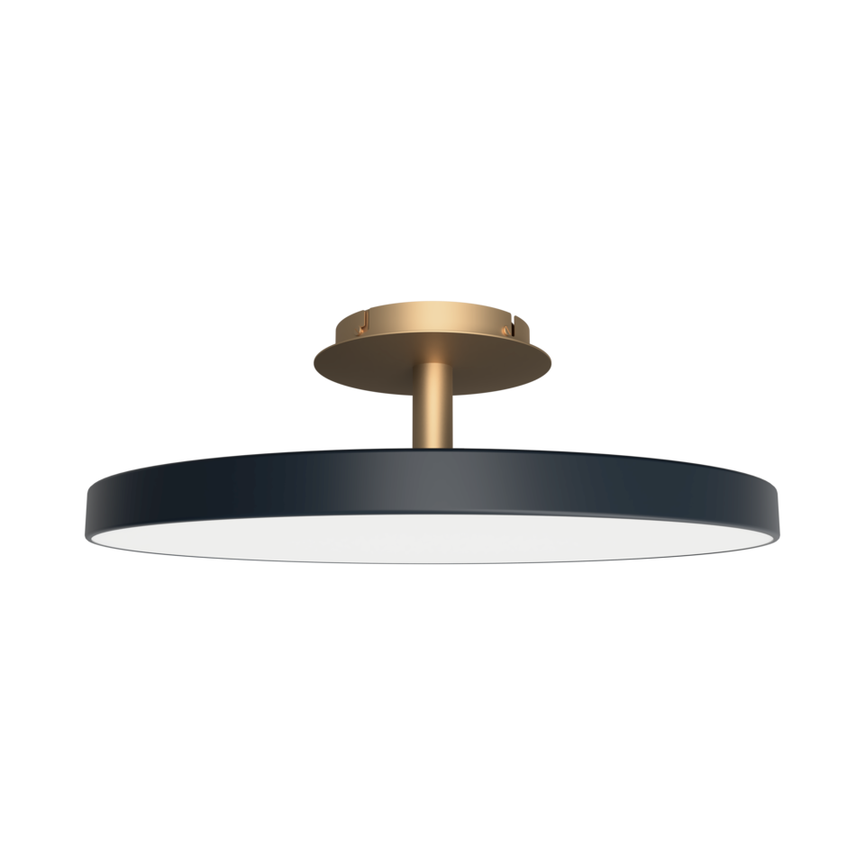 Asteria Up loftlampe, grå og messing • UMAGE - Copenhagenhomedesign