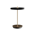 Asteria Move portable bordlampe, sort og messing • UMAGE