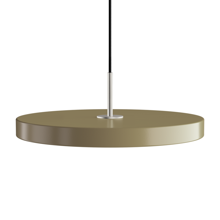 Asteria pendel, taupe og stål • UMAGE - Copenhagenhomedesign