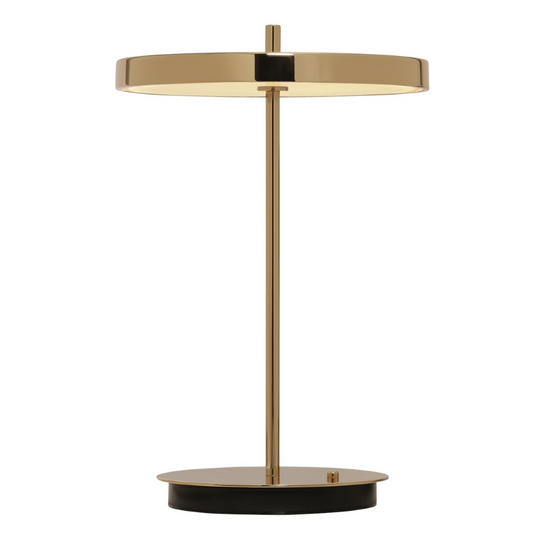 Asteria Move Monochrome, portable bordlampe, poleret messing • UMAGE