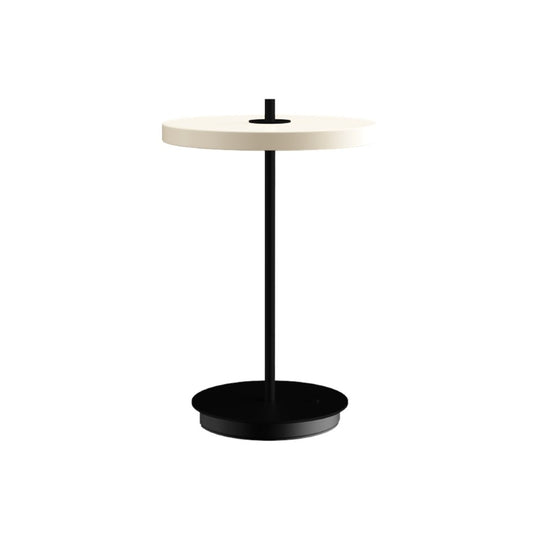 Asteria Move portable bordlampe, hvid og sort • UMAGE