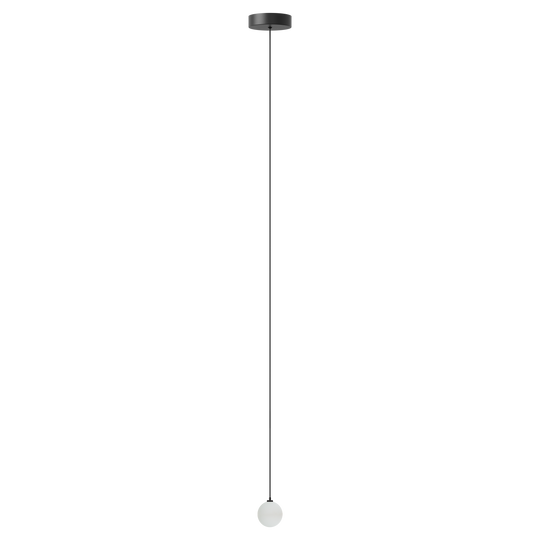 Rosette Mini, loftroset med ledning og fatning G4, sort • UMAGE