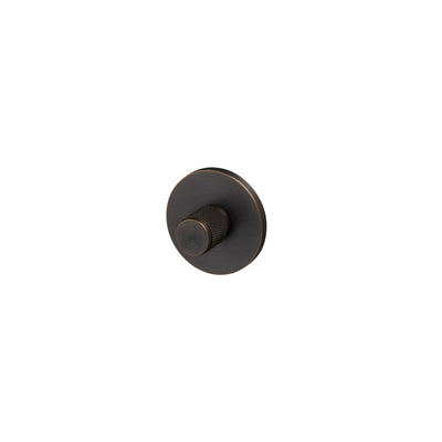 Cross toiletbesætning i bruneret messing (smoked bronze) med diamond cut mønster - c/c 27 mm  • Buster + Punch