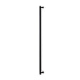 Cross dobbeltsidet dørgreb i sort aluminium med diamond cut mønster 774 mm (2 stk.)  • Buster + Punch