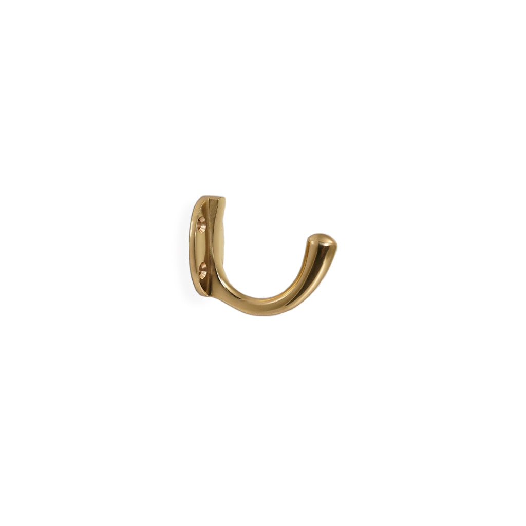 Falkenberg • Frakkekrog blank messing m/lak 40 mm - Copenhagenhomedesign