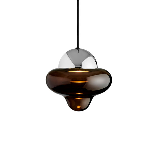 Nutty Brown pendel, brun/krom • Design by Us