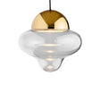 Nutty XL Clear pendel, klar/guld • Design by Us