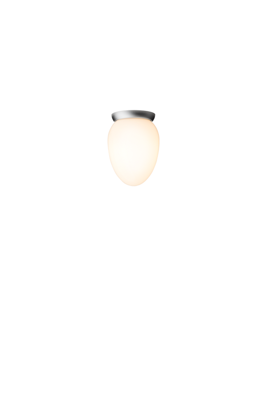 Rizzatto 171 loftlampe, satin silver / opal • NUURA