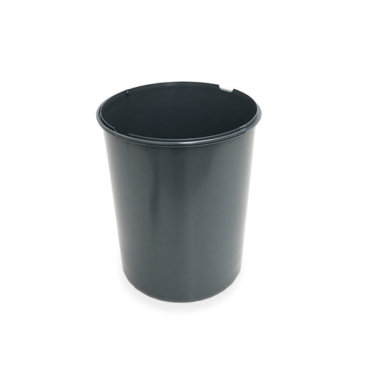 Affaldsspand på 13 liter i sort plast med hank