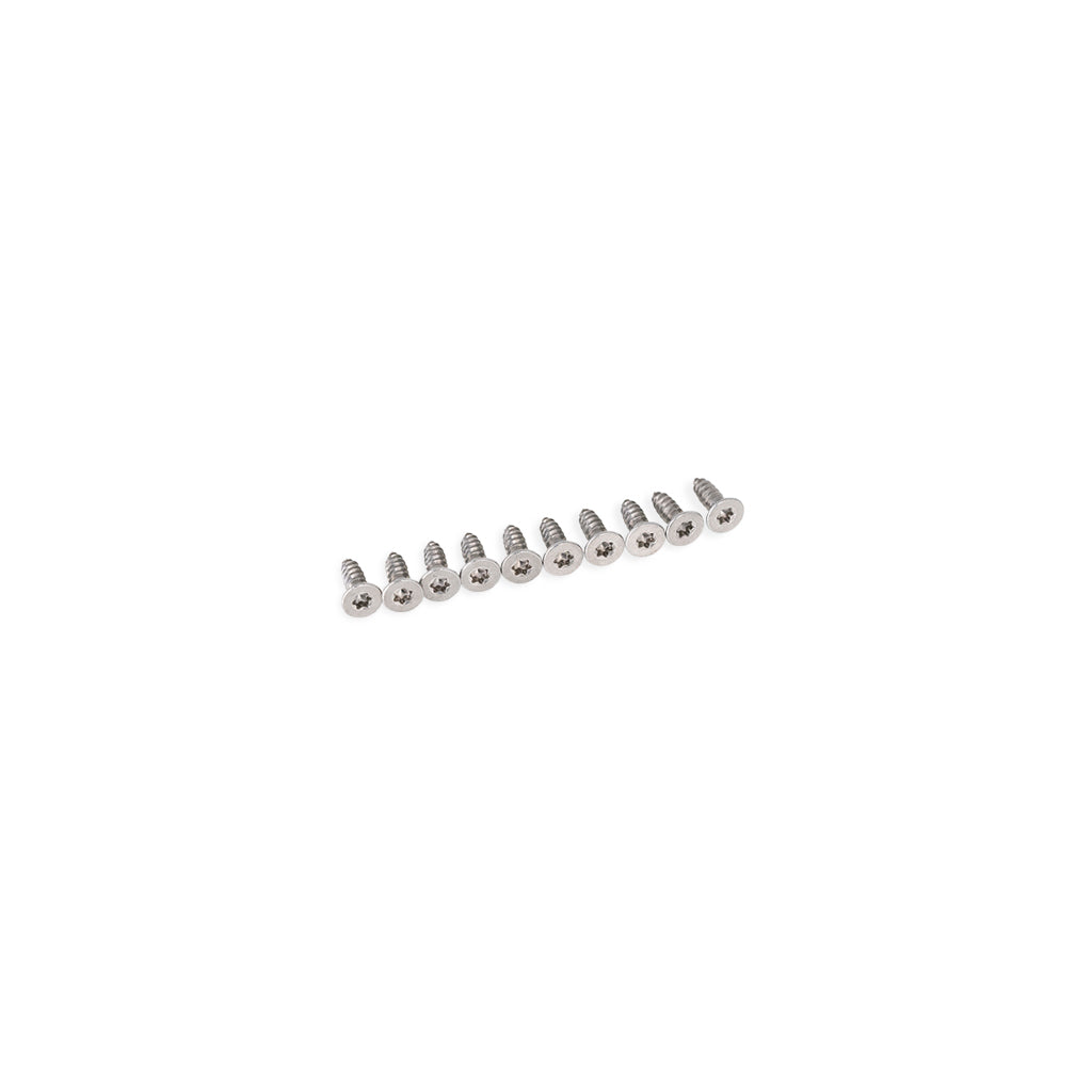 Træskruer i stål, 4 × 13 mm (10 stk.) - Copenhagenhomedesign