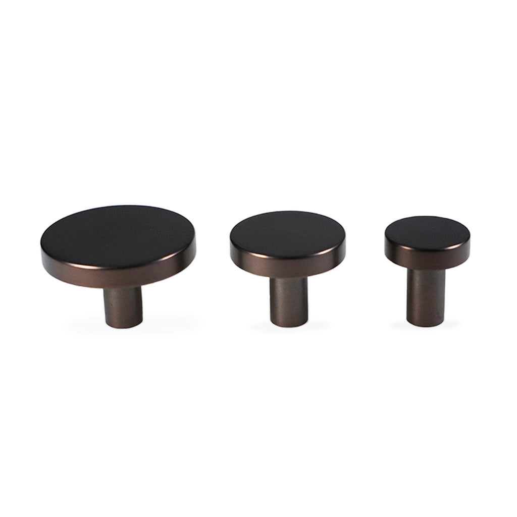 Møbelknop i bronze / bruneret messing, 40 mm - Vesterbro • Chr. Jørgensen - Copenhagenhomedesign